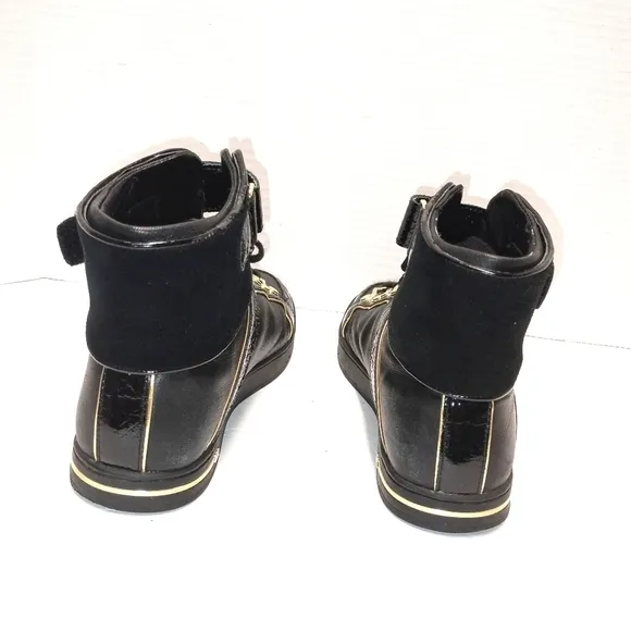 Michael Kors women's boots ankle lace up black Size: 8