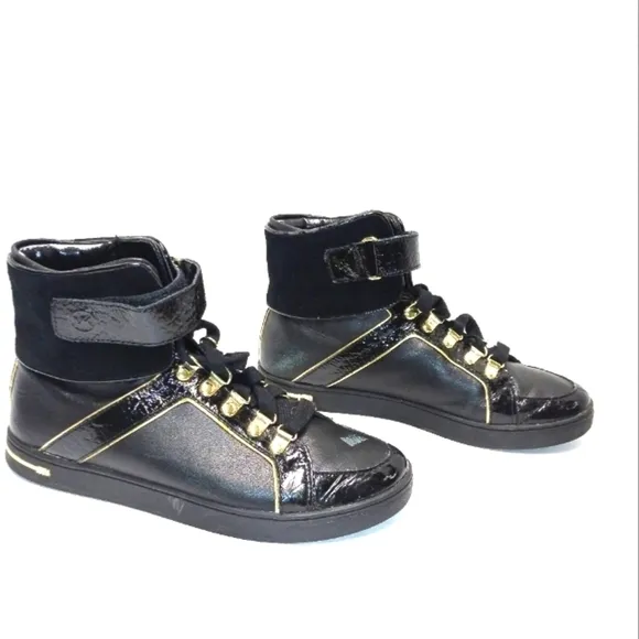 Michael Kors women's boots ankle lace up black Size: 8