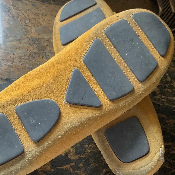 MICHAEL KORS YELLOW MUSTARD SUEDE WOMEN MOCCASINS FLAT SHOES SIZE US 9