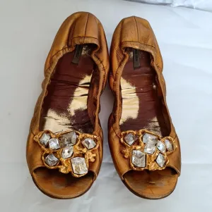 Miu Miu crystal flats  Shoes size 37.5