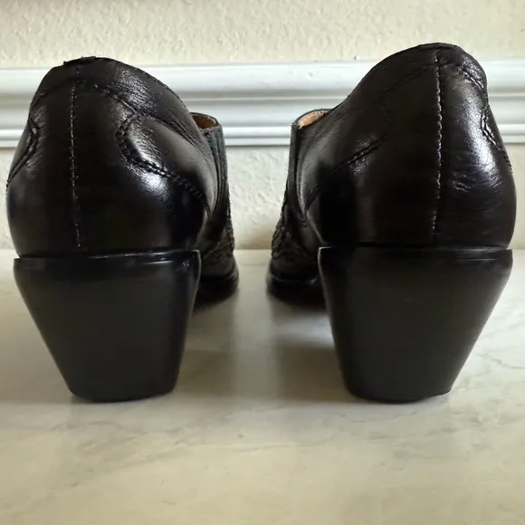 MIZ MOOZ Black Leather Ankle Boots