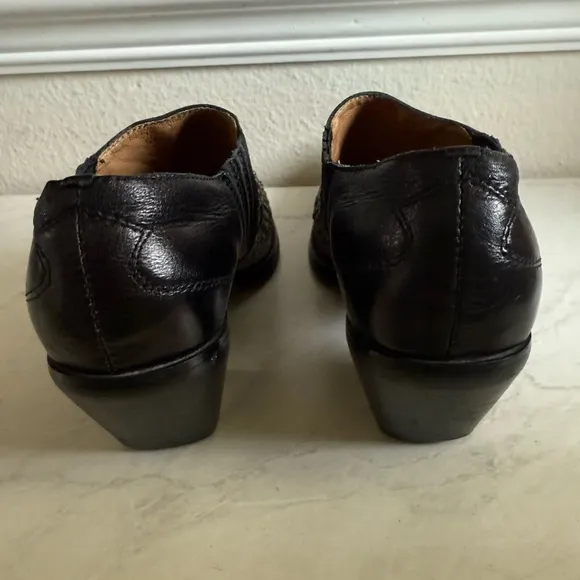 MIZ MOOZ Black Leather Ankle Boots