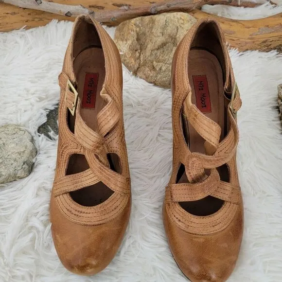 Miz mooz caged leather mary jane heels shoes. Style name Soho