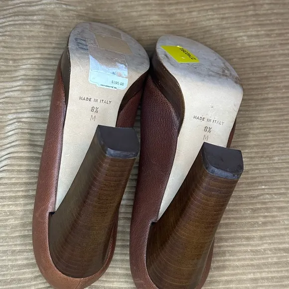 MK made in Italy leather high heels