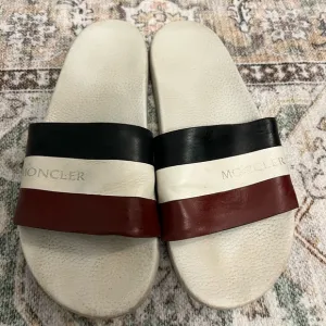 Moncler Men’s Sandals Size 12 – Red, White &amp; Blue – Gently Worn
