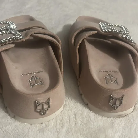 Naked Wolfe Sparkling Sandals women’s size 7