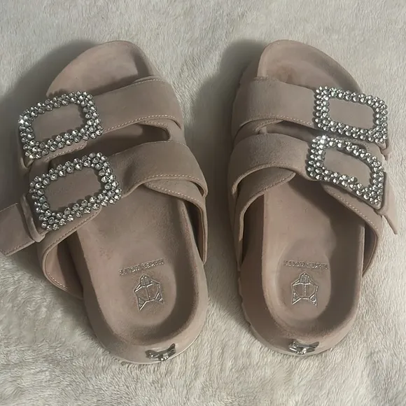 Naked Wolfe Sparkling Sandals women’s size 7
