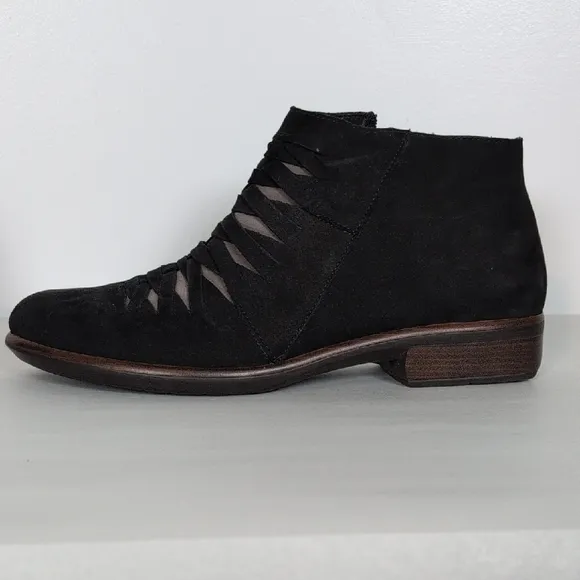 Naot Leveche Nubuck Leather Ankle Boots