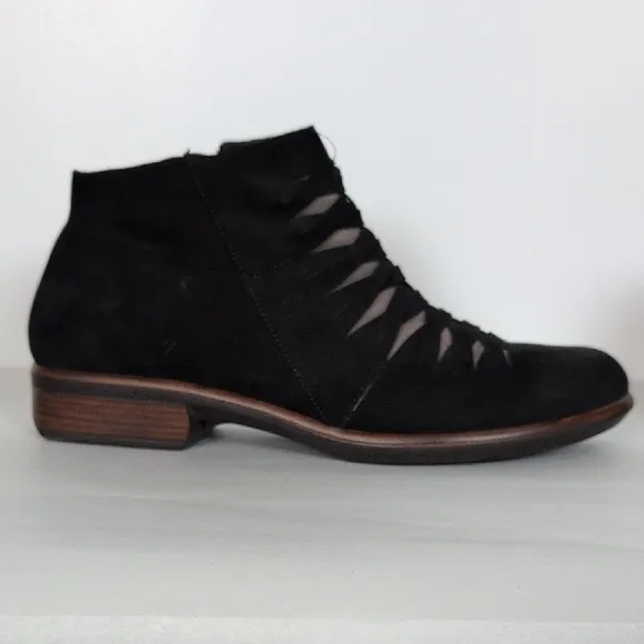 Naot Leveche Nubuck Leather Ankle Boots