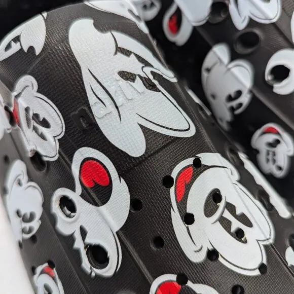NATIVE Mickey Mouse Jefferson Shoes 11 Men's Slip-On Black White Disney World