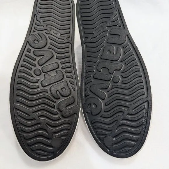 NATIVE Mickey Mouse Jefferson Shoes 11 Men's Slip-On Black White Disney World