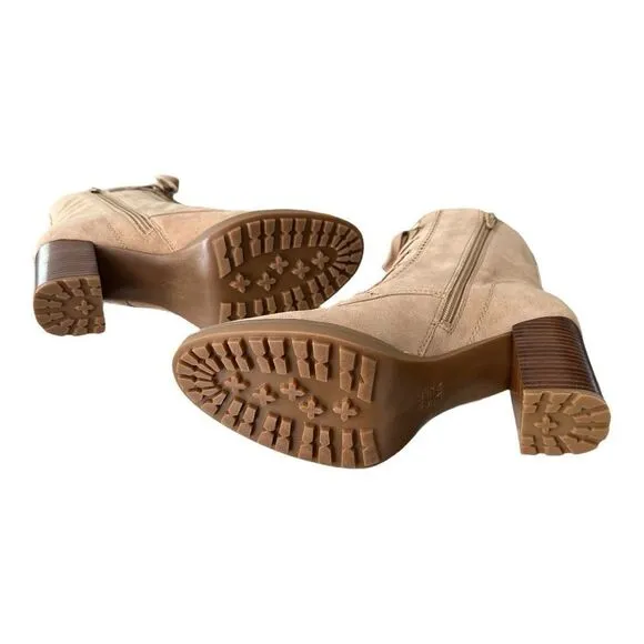 Naturalizer Callie Dark Tan Suede Boots Women’s Size 9.5 Medium