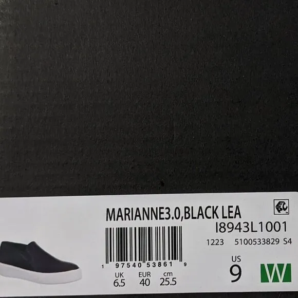 Naturalizer Marianne 3 Slip-On Shoes, Black, Women's 9 Wide