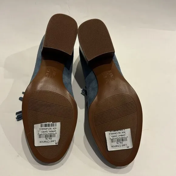Naturalizer NWT Trixie Slip on English Tea Suede Leather Shoes, no box.