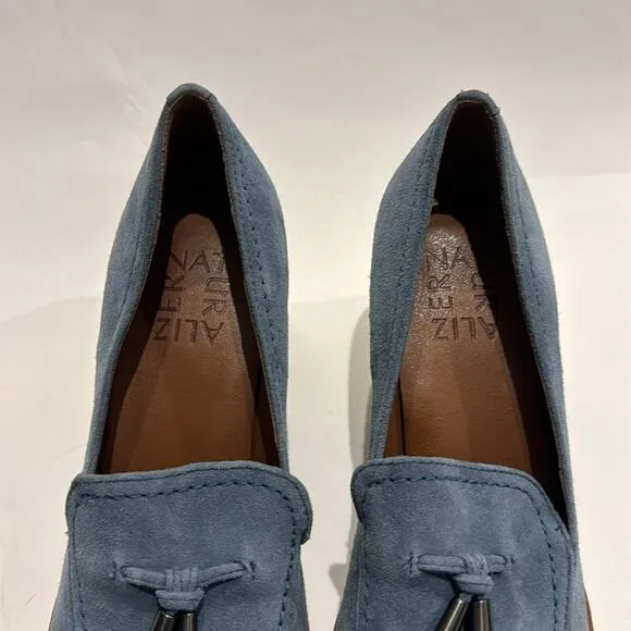 Naturalizer NWT Trixie Slip on English Tea Suede Leather Shoes, no box.