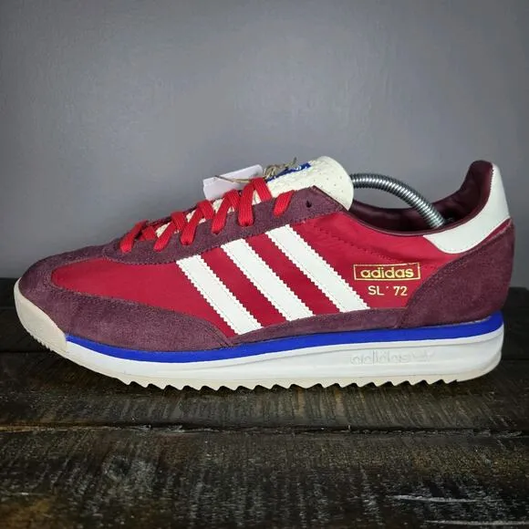 NEW adidas Originals SL 72 RS Mens Size 8.5 Running Shoe Shadow Red White JI1280