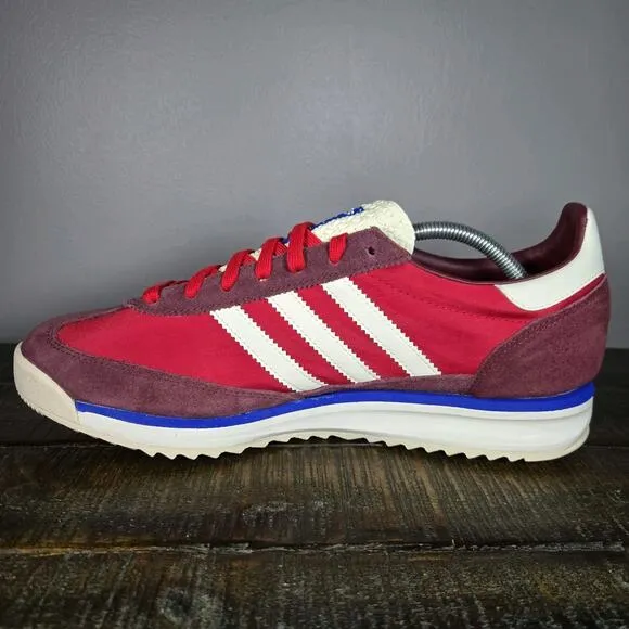 NEW adidas Originals SL 72 RS Mens Size 8.5 Running Shoe Shadow Red White JI1280