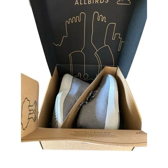 NEW Allbirds Wool Runner Up Mizzle Shoes Gray Women Sz 10 Running Casual Sneaker