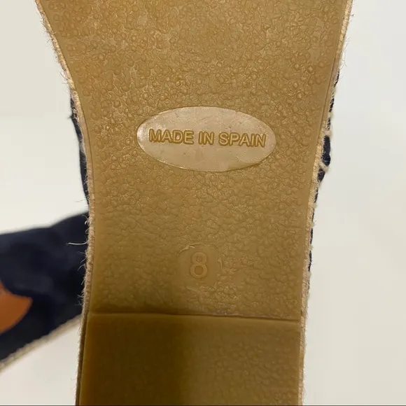 NEW Aquatalia Neeve Suede Blue Espadrille