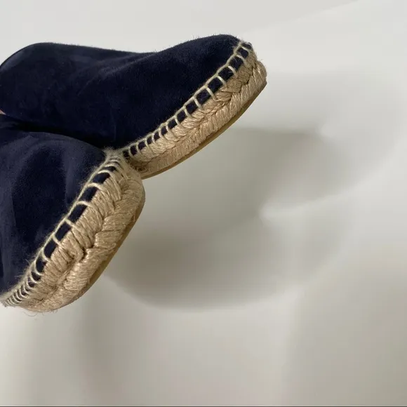 NEW Aquatalia Neeve Suede Blue Espadrille