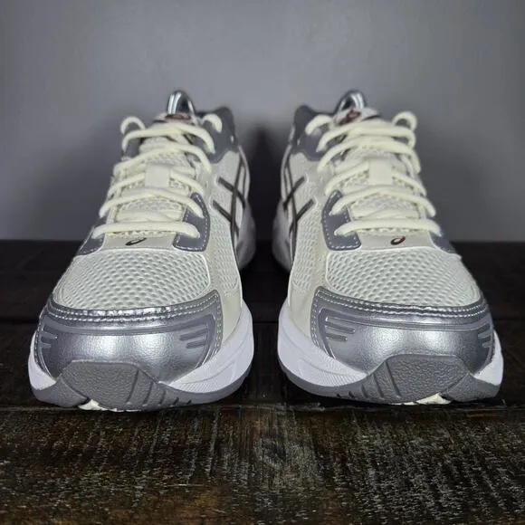 NEW ASICS Gel 1130 Womens Size 10 Running Shoe 1202A164 White Cream Brown Silver