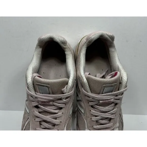 New Balance 990v4 Men's 10.5 Shoes Pink Suede Leather Ribbon Faded Rose Sneakers