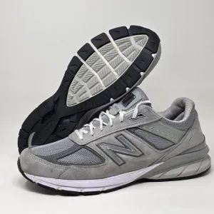 New Balance 990v5 Men's Size 14D Gray Suede Low Top Athletic Shoes M990GL5