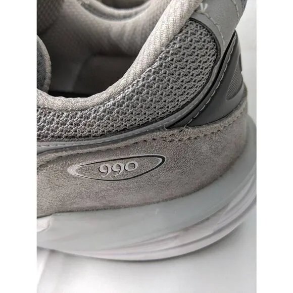New Balance 990v5 Running Shoes Mens 14 D Gray Low Top Sneakers USA