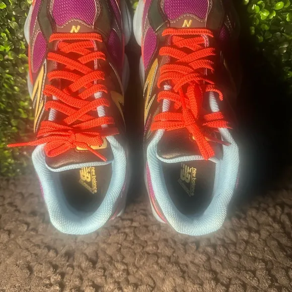 New Balance Athletic Shoes - Purple and Orange