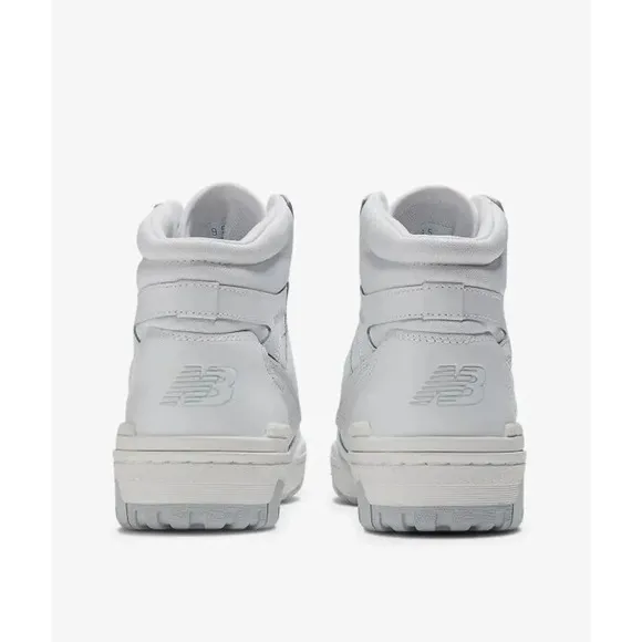 New Balance Bb650 BB650RWW Men's White Leather Lifestyle Sneaker Shoes NR4724