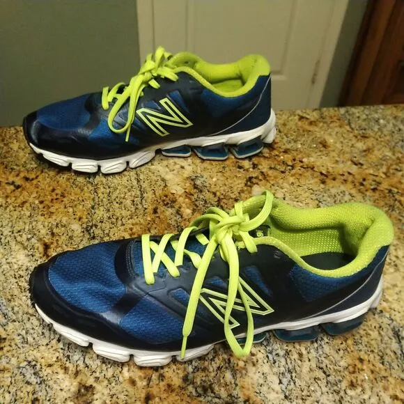 New Balance Mens 1850 V1 M1850BY1 Blue Running Shoes Sneakers Size 11.5 4E Wide