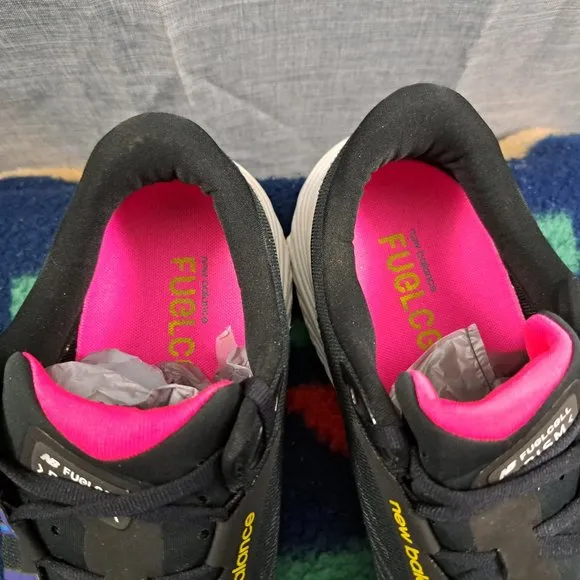 New Balance Men's Fuel Cell Running Shoes Size 13 Rebel Black Pink Gym