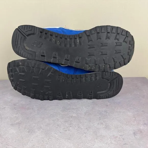 New Balance Shoes Men's 14 D 574 Heritage Blue Suede Yellow Sneakers U574HBG