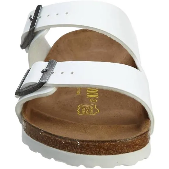 NEW BIRKENSTOCK women's arizona birkoflor sandals in white