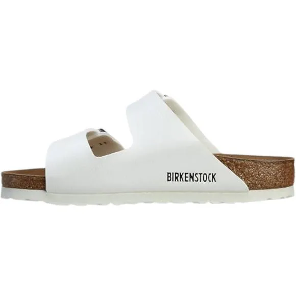 NEW BIRKENSTOCK women's arizona birkoflor sandals in white