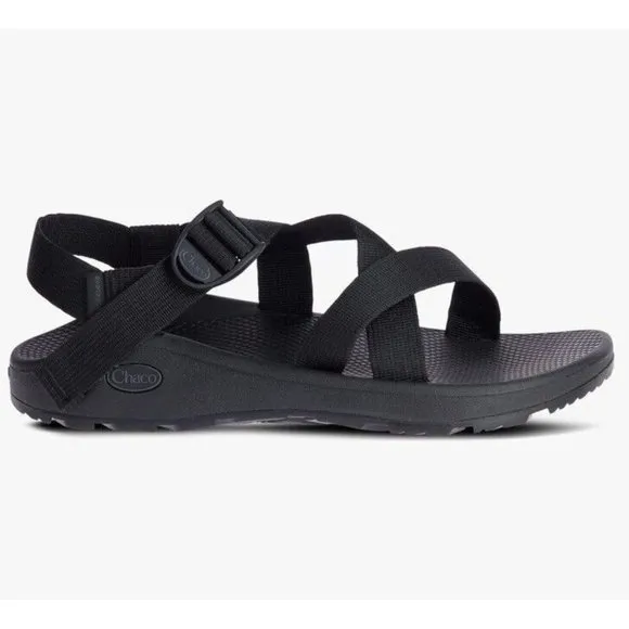 New! Chaco ZCloud Z Cloud Sandal Solid Black Men’s Comfort Sandals US Size 11