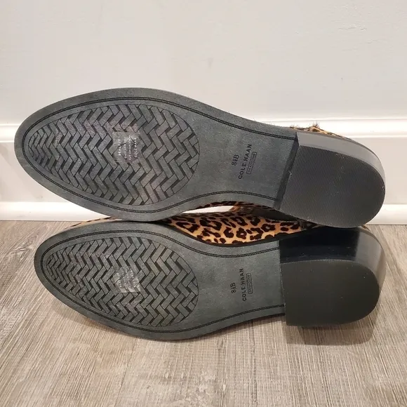 NEW Cole Haan Gia Animal Print Ankle Boots