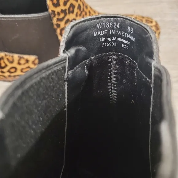 NEW Cole Haan Gia Animal Print Ankle Boots