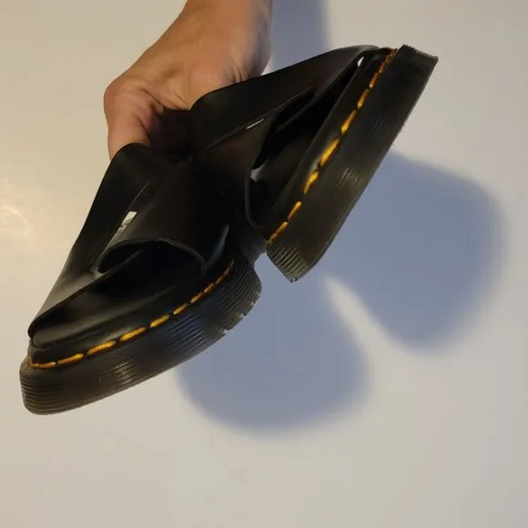 NEW Dr Martens Zane Brando Slingback Sandals Womens 8 Minimalist Comfort Grunge