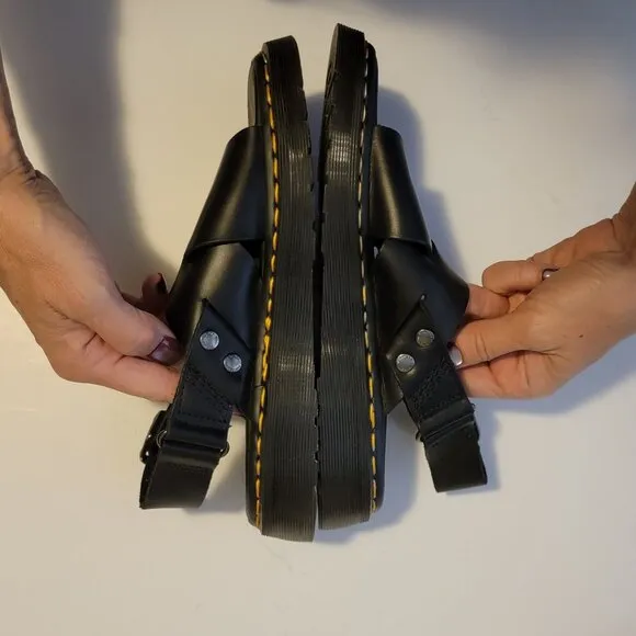NEW Dr Martens Zane Brando Slingback Sandals Womens 8 Minimalist Comfort Grunge