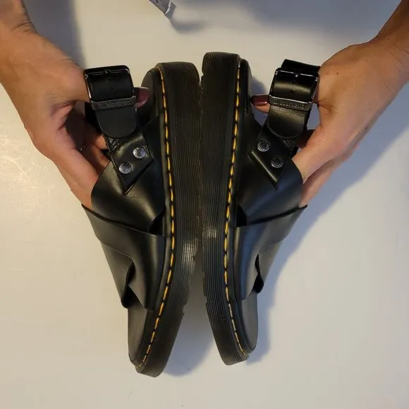 NEW Dr Martens Zane Brando Slingback Sandals Womens 8 Minimalist Comfort Grunge