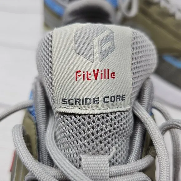 New! FitVille Men's Stride Core Running‎ Shoes Size 8.5 Wide