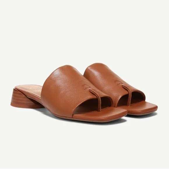 NEW Franco Sarto Loran Sandals in Brown Leather Size 10