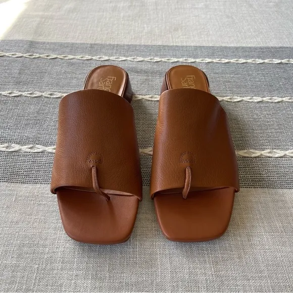 NEW Franco Sarto Loran Sandals in Brown Leather Size 10