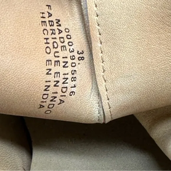 NEW Free People Charm Double V 7.5 Tan Buttery Soft Leather Western Ankle boots