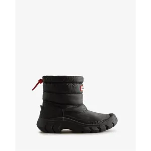NEW HUNTER women's intrepid ankle snow boot in black