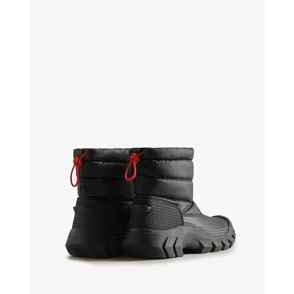 NEW HUNTER women's intrepid ankle snow boot in black