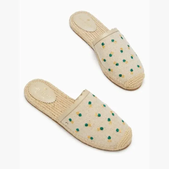 NEW!! Kate Spade Rosie Pineapple Flats -Size 8 /8.5
