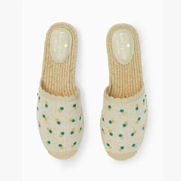 NEW!! Kate Spade Rosie Pineapple Flats -Size 8 /8.5