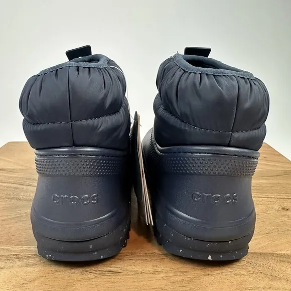 New Kids Crocs Classic Neo Puff Shorty Lined Winter Snow Ankle Boots Size 3 Y